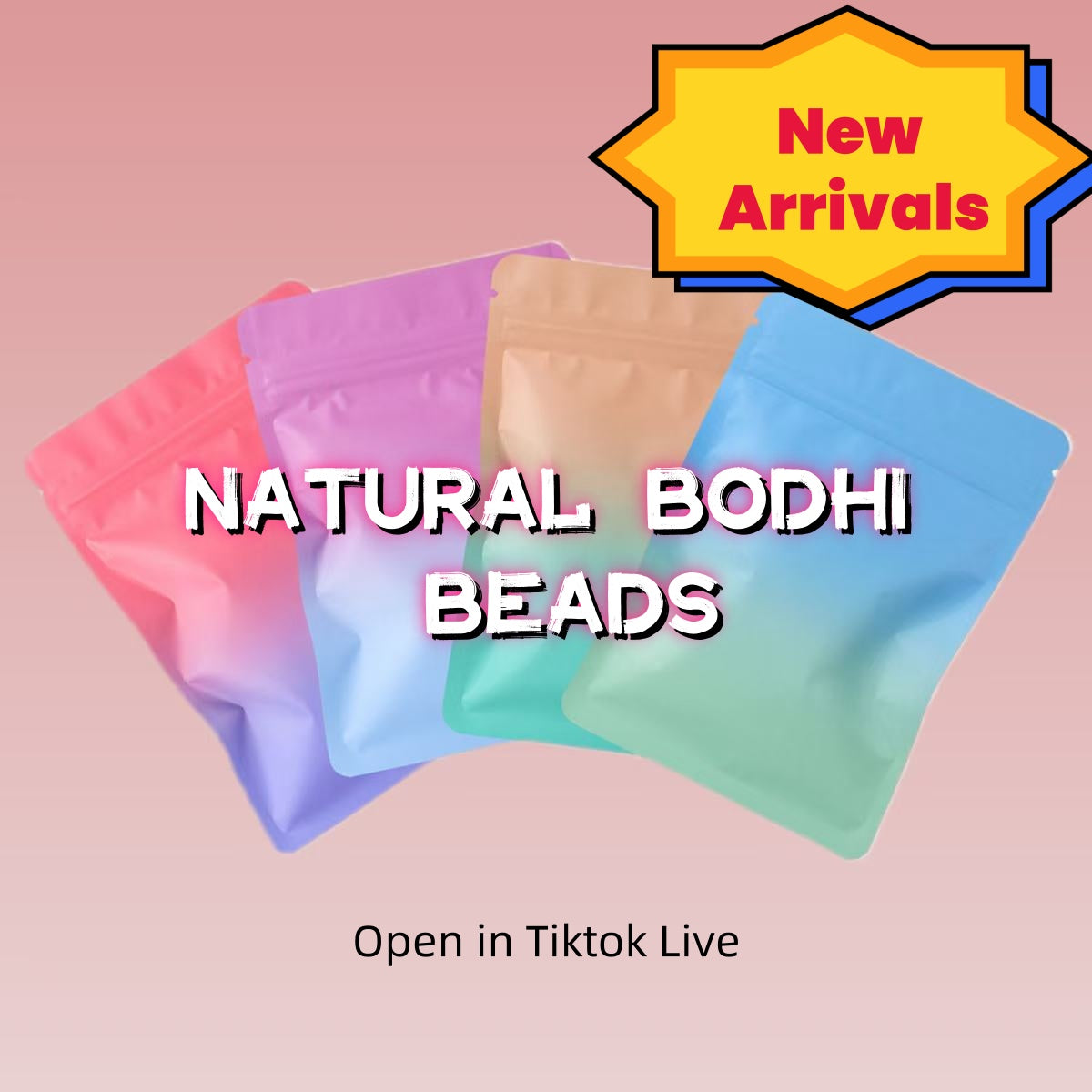 A5- Natural Bodhi Beads Lucky Bags for DIY - TikTok Live Opening