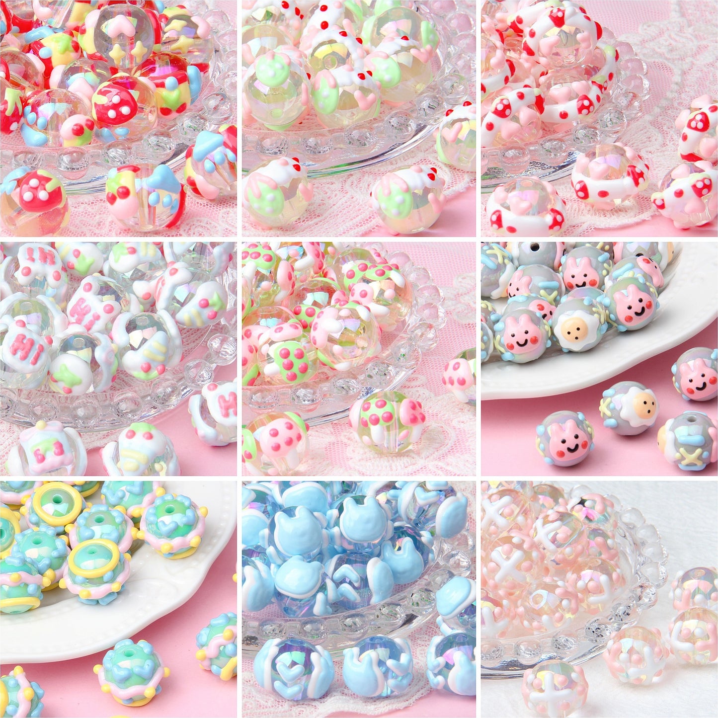 A3- Acrylic Beads Lucky Bags for DIY - TikTok Live Opening