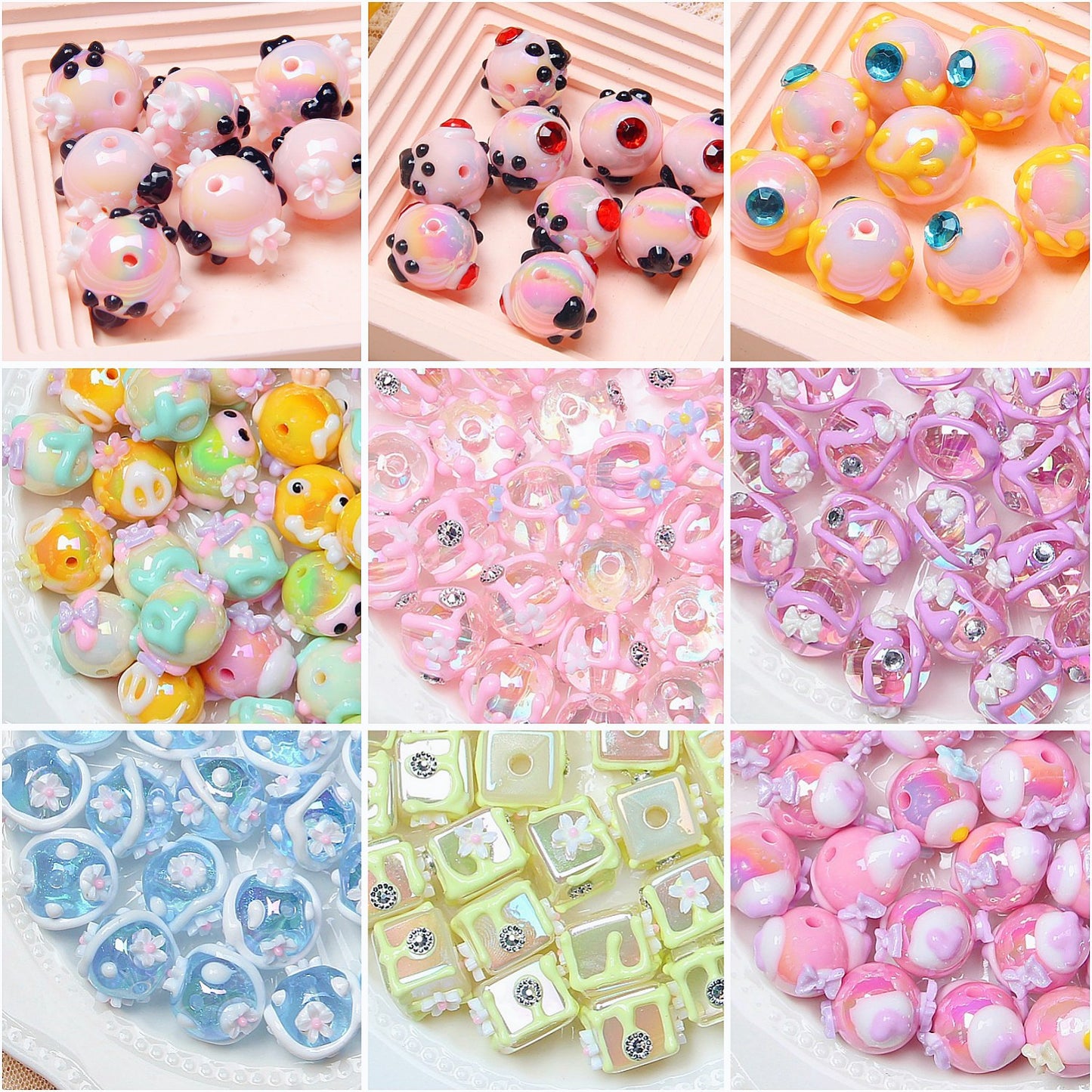 A3- Acrylic Beads Lucky Bags for DIY - TikTok Live Opening