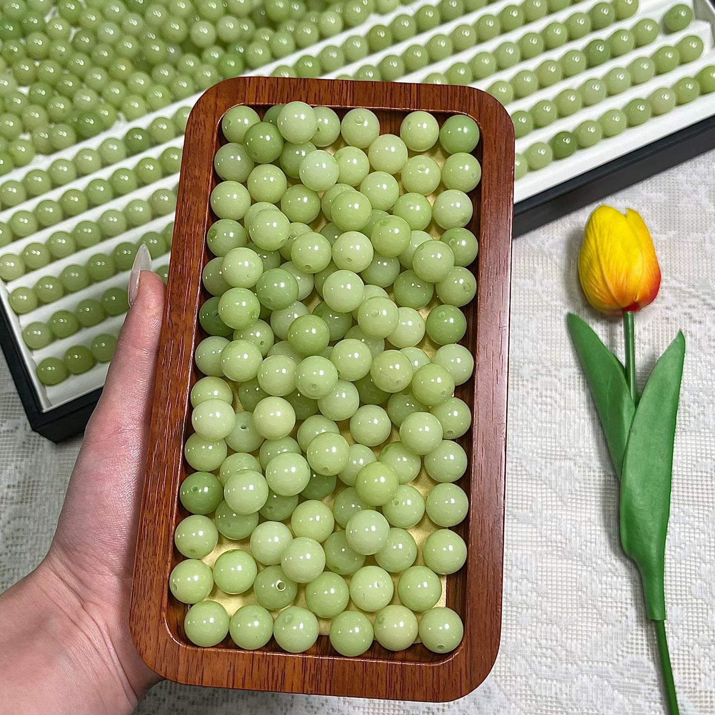 A5- Natural Bodhi Beads Lucky Bags for DIY - TikTok Live Opening