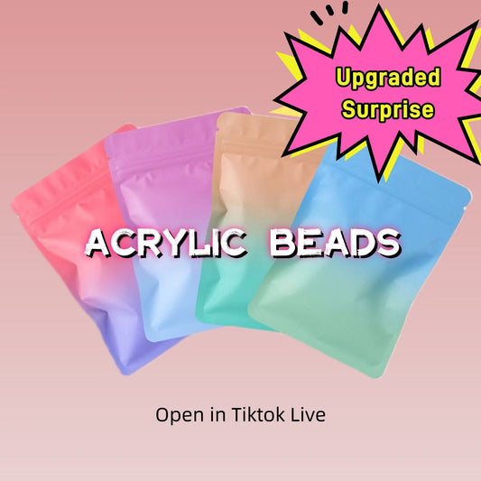 A3- Acrylic Beads Lucky Bags for DIY - TikTok Live Opening
