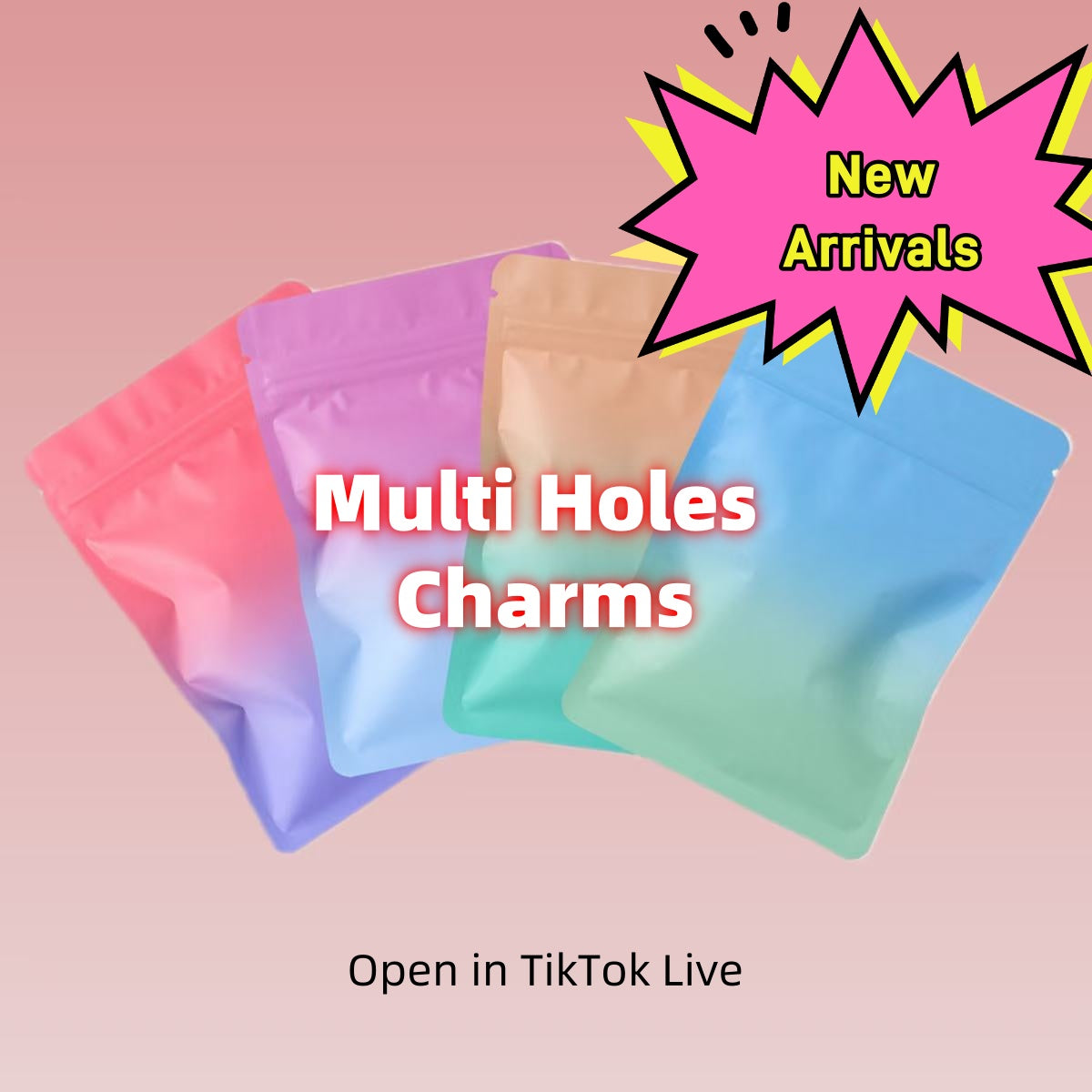 A6- Multi Holes Charms Lucky Bags For DIY - TikTok Live Opening